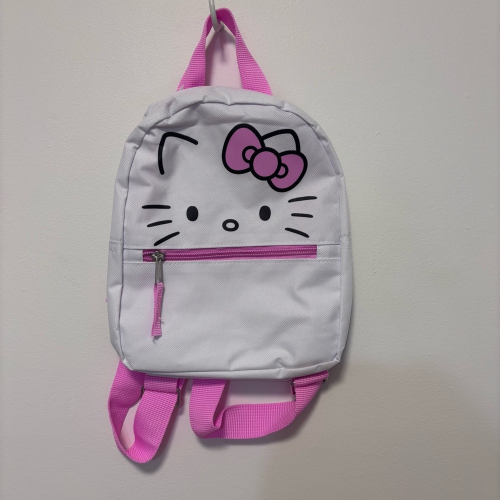 Hello Kitty Sanrio White & Pink Mini Backpack